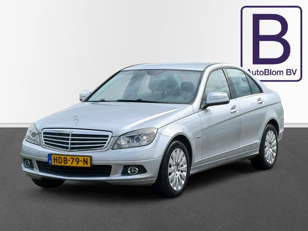 Mercedes-Benz C-Klasse 200 K Elegance /Clima/Cruise/Stoelver, Auto's, Zwart, 4 cilinders, 1796 cc, Bedrijf