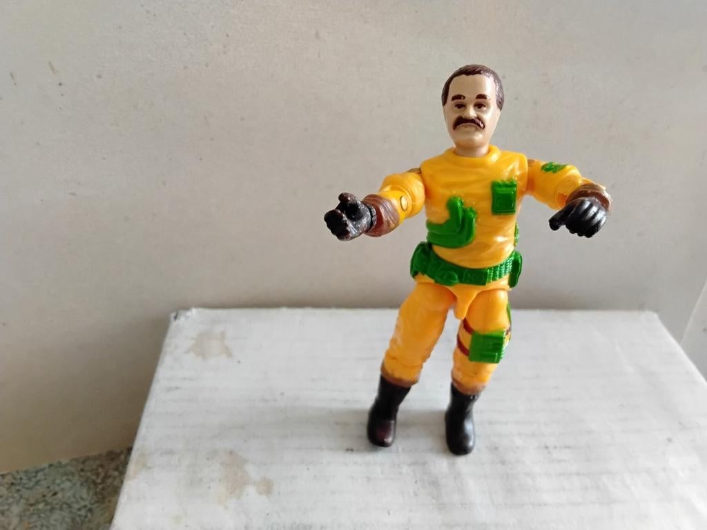VINTAGE  G I JOE  ACTIEFIGUUR   CLEAN-SWEEP, Verzamelen, Ophalen of Verzenden, Zo goed als nieuw, Poppenhuis
