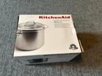 KitchenAid Kookpan/Kookpot 24cm/8L met Glazen Deksel - Nieuw, Ophalen of Verzenden, Nieuw, Rvs, Kookpan of Snelkookpan