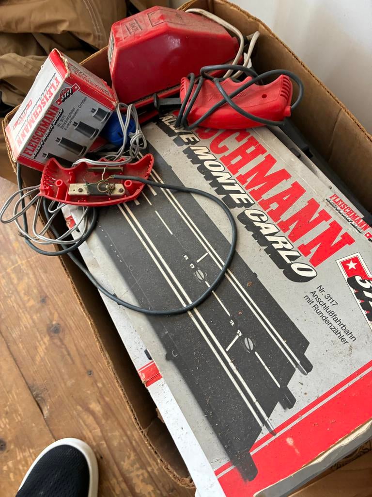 Fleischmann Monte Carlo Racebaan met extra onderdelen, Fleischmann, Ophalen of Verzenden, Elektrisch, Racebaan