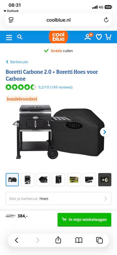 Bbq, Ophalen, Zo goed als nieuw