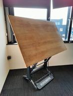 Vintage Kuhlmann Tekentafel - Robuust en Verstelbaar, Ophalen, Gebruikt, 130 tot 150 cm