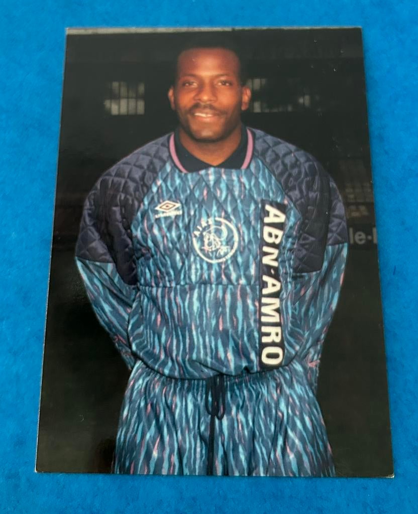 Stanley Menzo spelerskaart, Verzenden, Gebruikt, Ajax, Spelerskaart