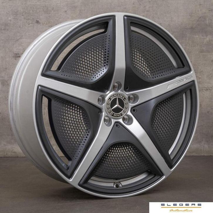 Sportvelgen origineel set lichtmetaal mercedes amg, Auto-onderdelen, Banden en Velgen, Velg(en), 20 inch, Gebruikt, Ophalen of Verzenden