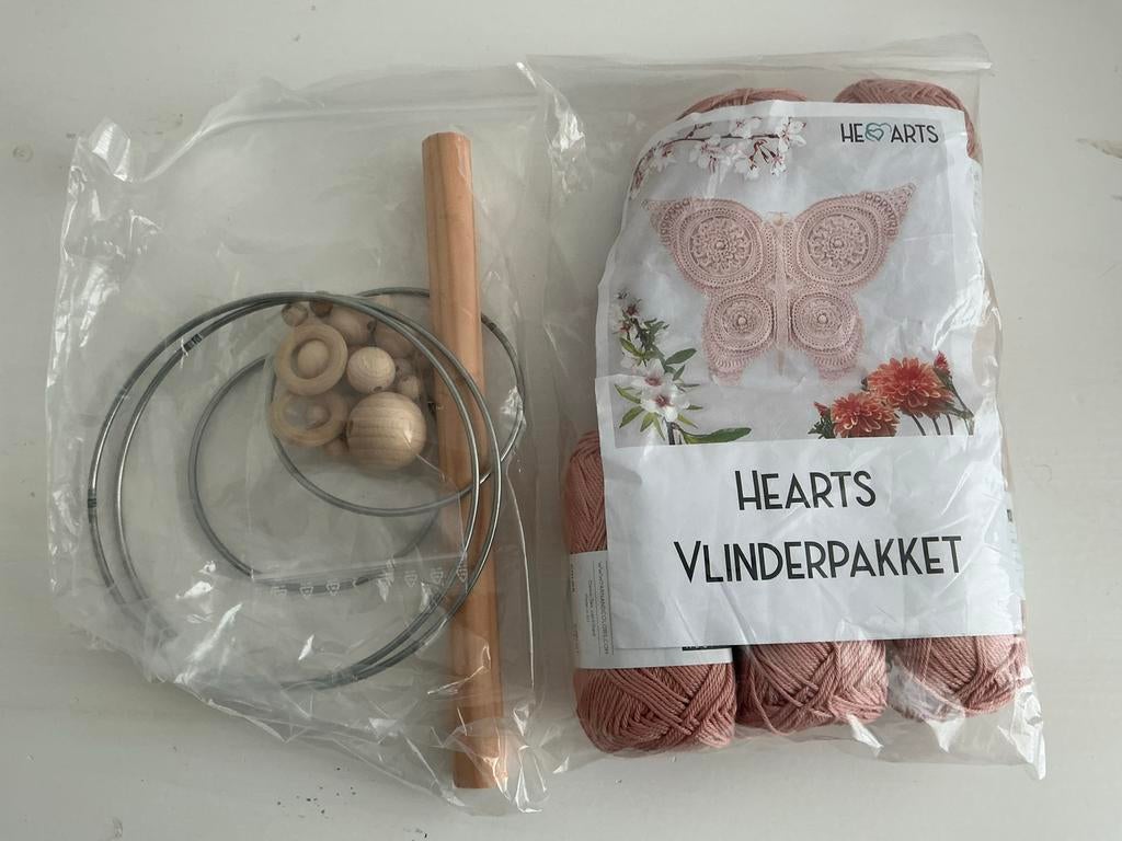 Haakpakket Vlinder - Compleet DIY Pakket, Ophalen of Verzenden, Nieuw, Haken, Overige typen