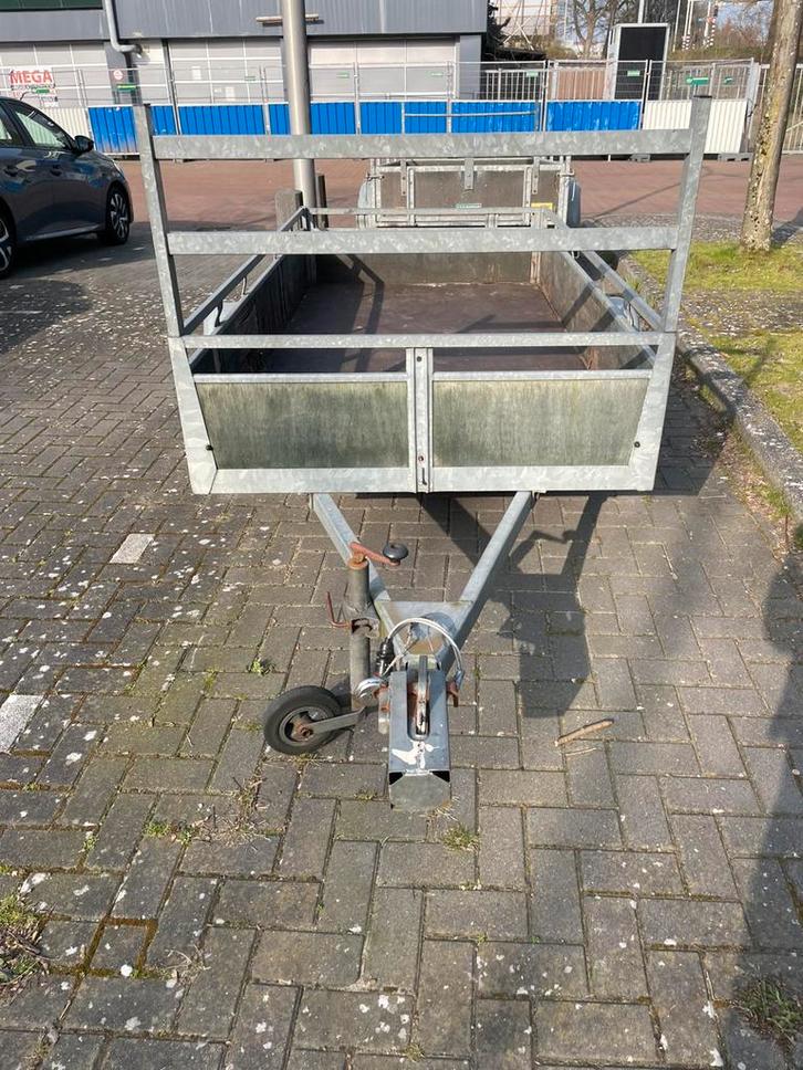 Aanhanger, aanhangwagen, bakwagen, l 250 x b 125, Auto diversen, Aanhangwagen-onderdelen, Gebruikt, Ophalen