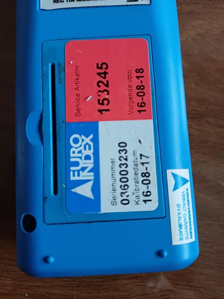 Euro Index S2650 Manometer, Ophalen of Verzenden