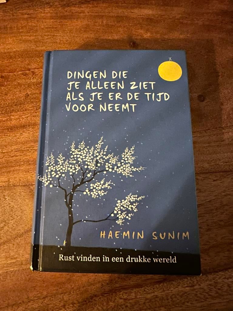 Dingen die je alleen ziet als je er de tijd voor neemt, Boeken, Ophalen of Verzenden, Zo goed als nieuw, Haemin Sunim