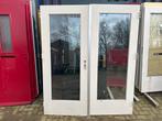 Set Hardhouten tuindeur set met dubbelglas, Ophalen, Gebruikt, 80 tot 100 cm, Binnendeur