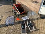 Thule Cross 2 Fietskar, incl accessoires, wandelwagen., Ophalen, Gebruikt, Vering, Kinderkar