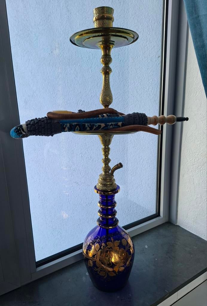 Turkse Nargile of waterpijp, Ophalen of Verzenden, Zo goed als nieuw
