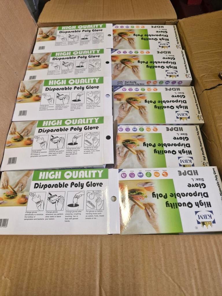 Wegwerp handschoenen, Ophalen