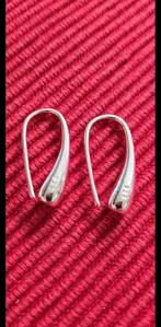Zilveren oorbellen druppelvorm gemerkt 925, Ophalen of Verzenden, Zo goed als nieuw, Zilver