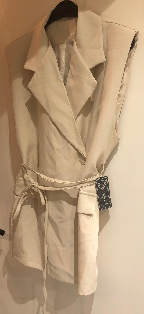 Dames colbert Nieuw! M/L, Kleding | Dames, Maat 38/40 (M), Beige, Nieuw, Ophalen of Verzenden