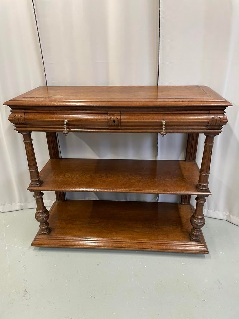 Antiek Mechels Buffet - Eikenhout, Antiek en Kunst, Ophalen of Verzenden