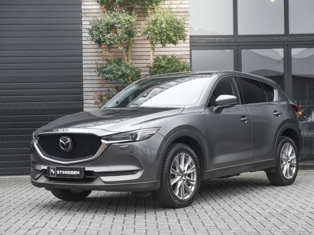 Mazda CX-5 2.5 4WD SkyActiv-G 194 Sport Line Leer, Adaptive, Automaat, Gebruikt, 4 cilinders, Bedrijf