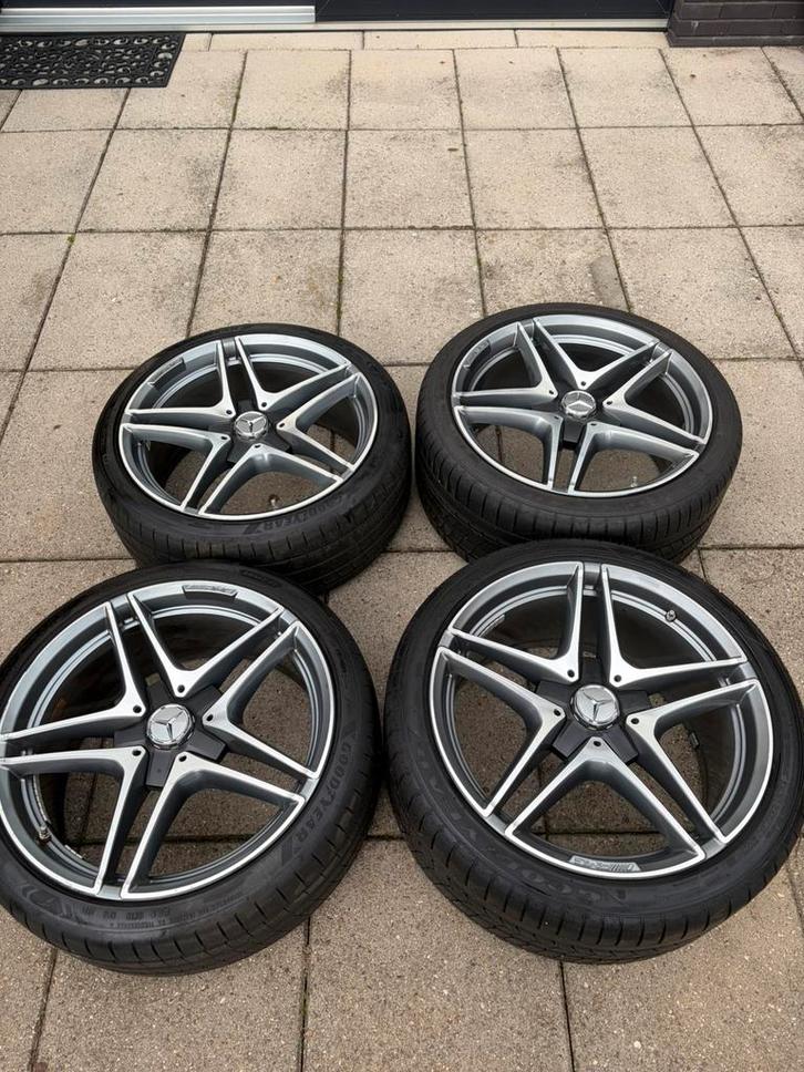 Org C 63 AMG breedset velgen W205 245/35/19” 265/35/19”, Auto-onderdelen, Overige Auto-onderdelen, Mercedes-Benz, Gebruikt, Ophalen