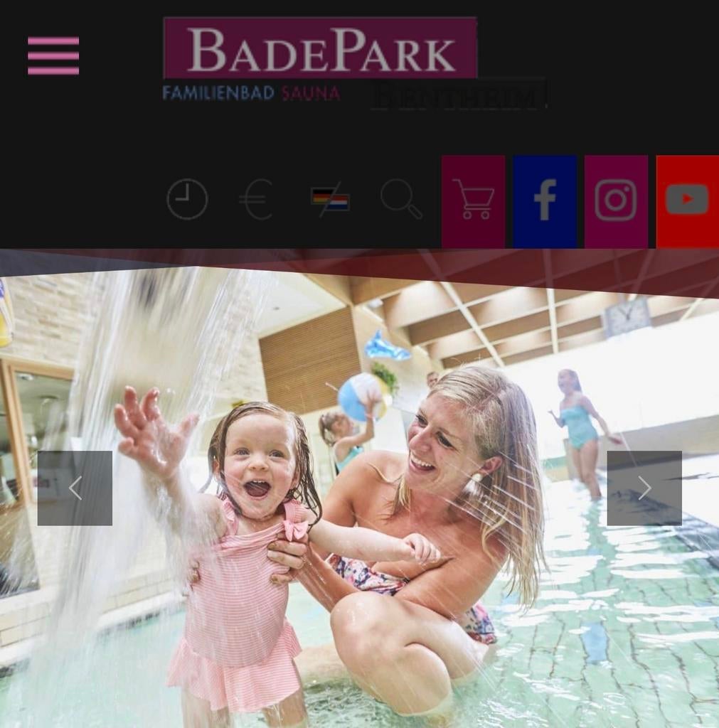 Entree Tickets 23 en 24 April Badepark Bentheim, Drie personen of meer, Meerdaags