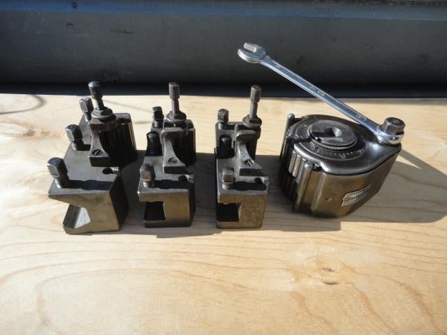 Originele Multifix Type B Wisselhouder met 3 houders, Doe-het-zelf en Verbouw, Ophalen of Verzenden, Gebruikt, Metaaldraaibank