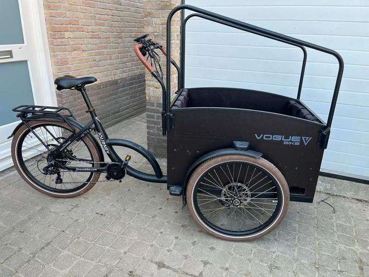 Vogue Journey Bakfiets, Fietsen en Brommers, Fietsen | Bakfietsen, Gebruikt, Overige merken, 2 kinderen, Elektrisch, Ophalen