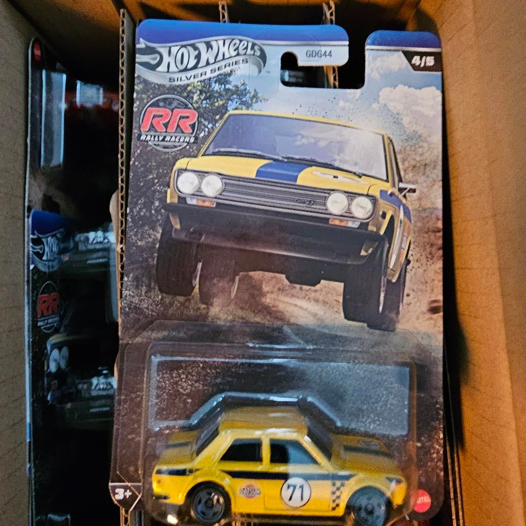 Hot Wheels Silver Series Rally Racers Datsun 510, Nieuw, Ophalen of Verzenden, Service.nl@mattel.com, Mattel