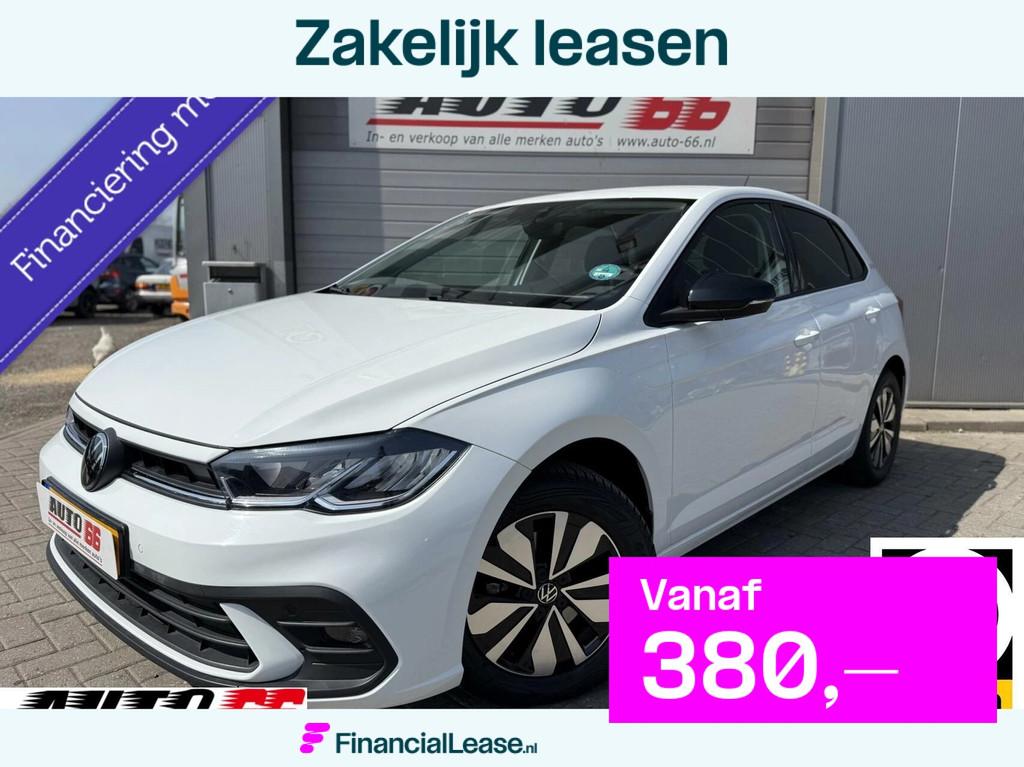 Volkswagen Polo 1.0 TSI GOAL camera CarPlay Cruise Control, Gebruikt, 116 pk, Wit, Bedrijf