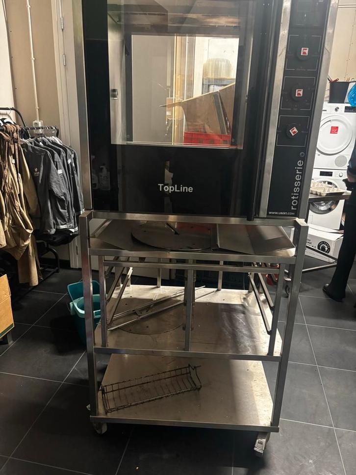 Ubert Kippengrill RT-403 met onderstel - Bj. 2014, Zakelijke goederen, Horeca | Keukenapparatuur, Ovens, Magnetrons en Steamers