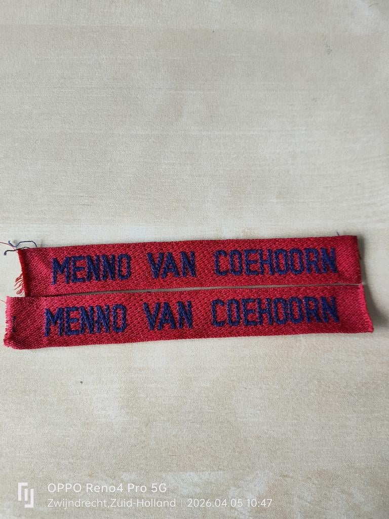 Menno van Coehoorn, Verzamelen, Militaria | Algemeen, Verzenden, Landmacht, Nederland, Embleem of Badge