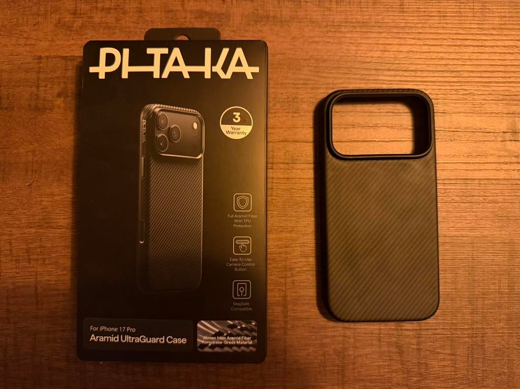 Pitaka iPhone 17 Pro UltraGuard Case, Verzenden, Zo goed als nieuw