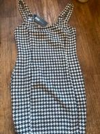 FB Sister Zwart/Wit Pied-de-Poule Jurk Maat M, Maat 38/40 (M), Zwart, Nieuw, Ophalen of Verzenden