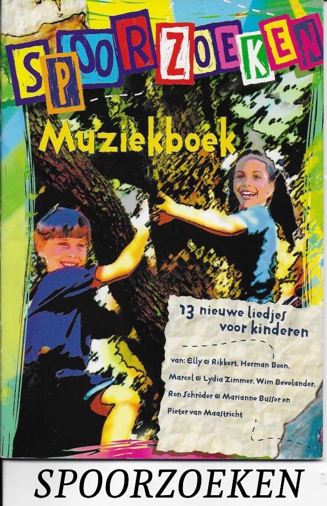Bo3 bladmuziek spoorzoeken 13 liedjes voor kinderen, Ophalen of Verzenden, Zo goed als nieuw, Artiest of Componist