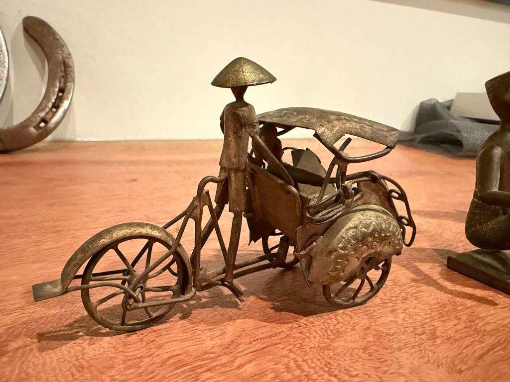 Indonesië Jogja zilveren beeldjes, Antiek en Kunst, Verzenden, Zilver