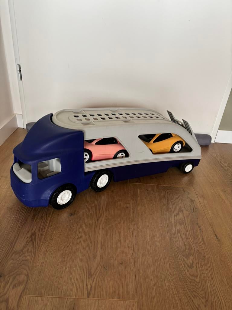 Little Tikes Vrachtwagen met 2. Auto’s, Ophalen of Verzenden, Zo goed als nieuw