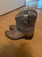 Western laarzen, Kleding | Dames, Schoenen, Beige, Lage of Enkellaarzen, Ophalen of Verzenden, Zo goed als nieuw