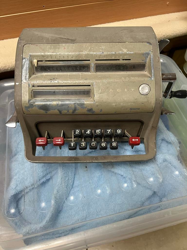 Vinrage rekenmachine, Ophalen