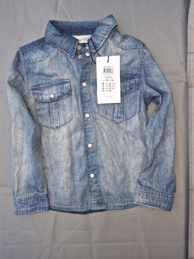 Jongens overhemd. Maat 116, Ophalen of Verzenden, Nieuw, Jongen, Overhemd of Blouse