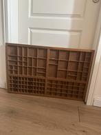 Vintage houten letterbak - decoratief en praktisch, Ophalen of Verzenden