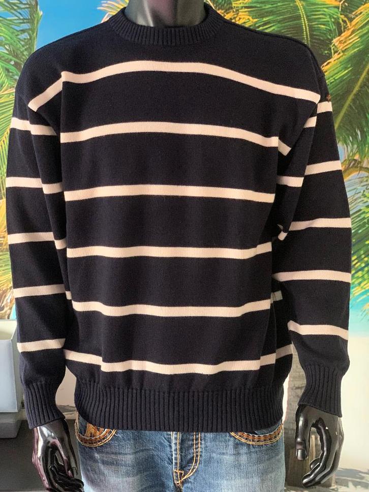**PAUL & SHARK** ZGAN Mooie BRETAGNE Gestreepte HEREN Trui., Kleding | Heren, Truien en Vesten, Nieuw, Maat 52/54 (L), Blauw, Verzenden