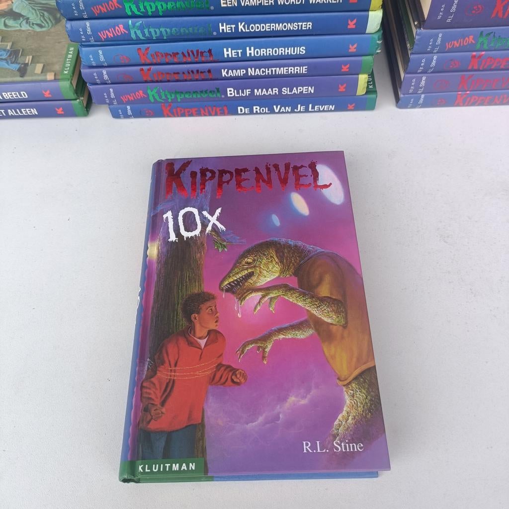 Kippenvel 10x R.L. Stine, Ophalen of Verzenden, Zo goed als nieuw, R. L. Stine., Fictie algemeen