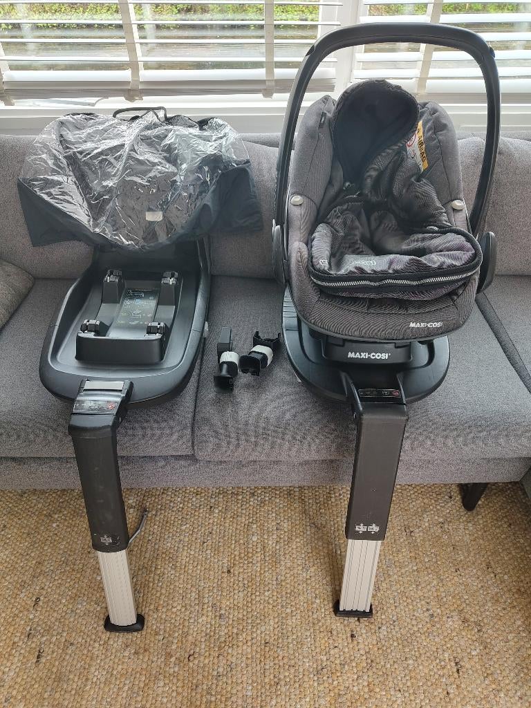 Maxi Cosi Bases en zitje, Ophalen, Gebruikt, Isofix, 0 t/m 13 kg