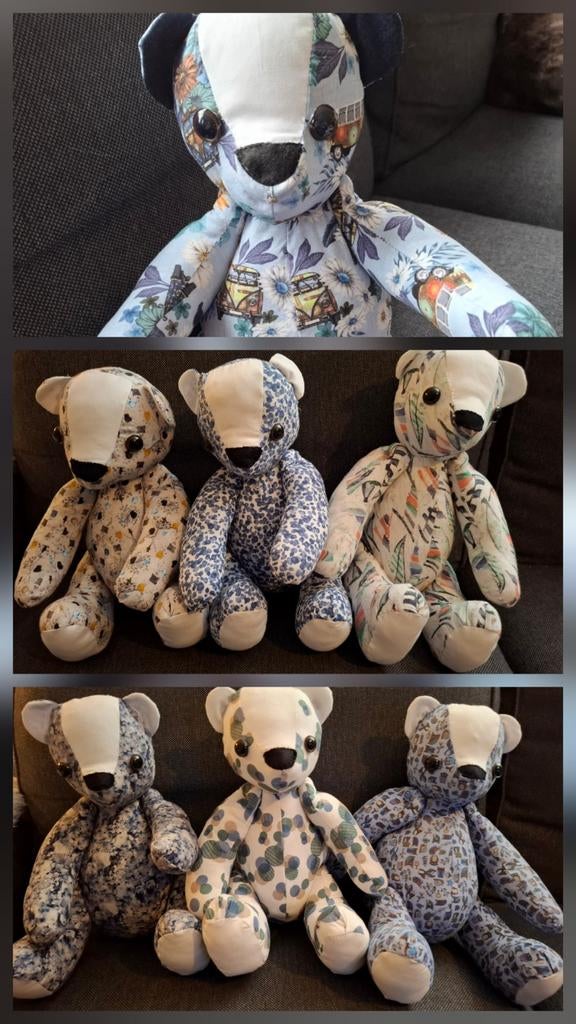 Memory beren, Verzamelen, Ophalen of Verzenden, Stoffen beer, Overige merken