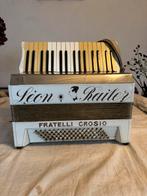 Fratelli Crosio,Accordeon, 80 bas, Leon Raiter, Overige merken, Gebruikt, 80-bas, Toetsaccordeon
