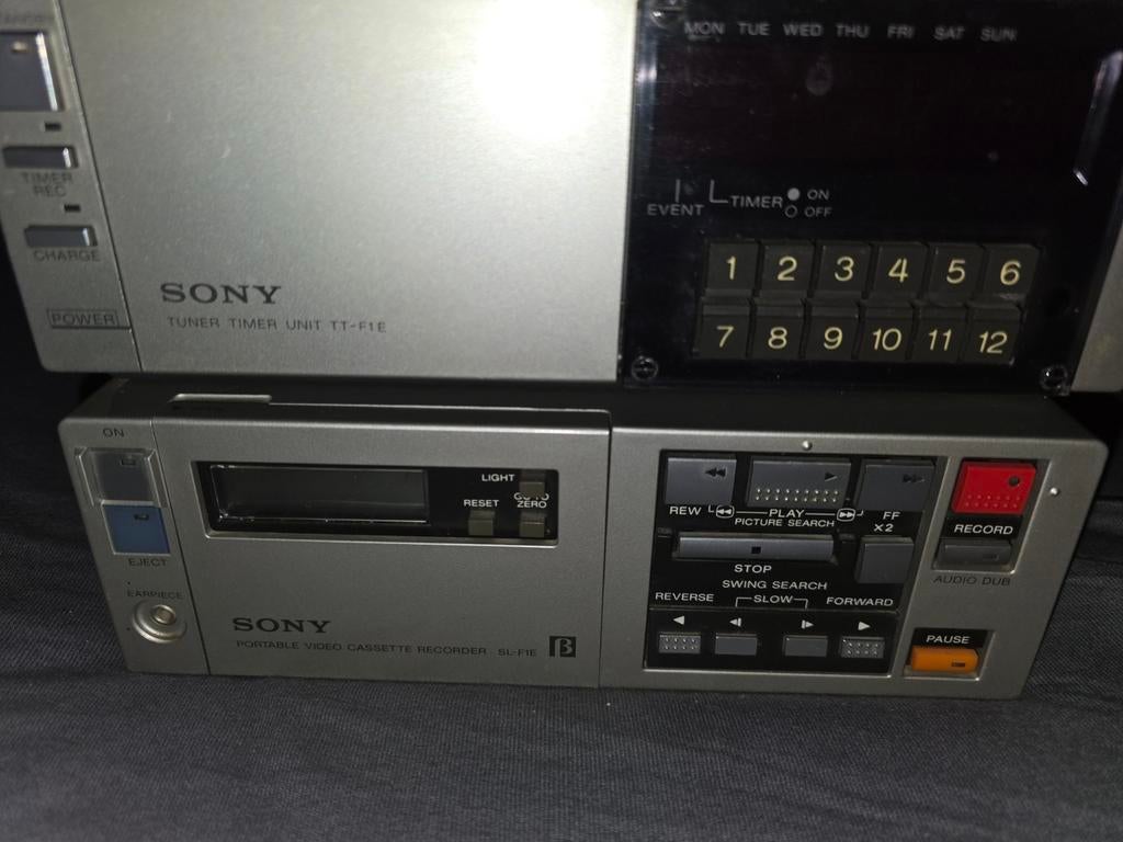 Oude Sony Betamax videorecorder SL-F1E, Audio, Tv en Foto, Videospelers, Ophalen of Verzenden