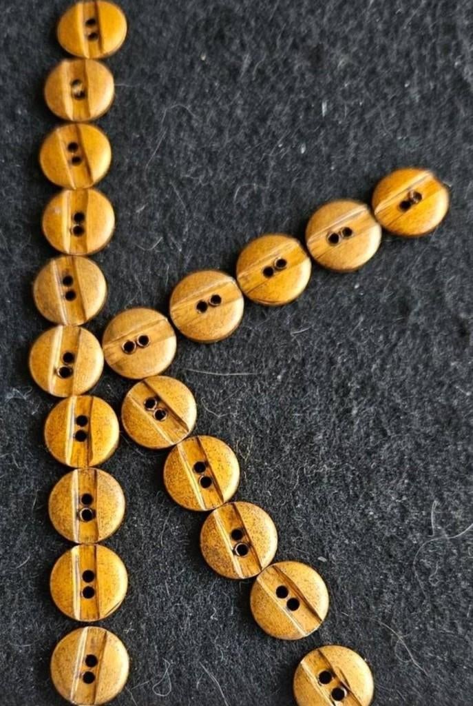20 Goudkleurige Knoopjes, Verzenden, Nieuw, Knoop of Knopen
