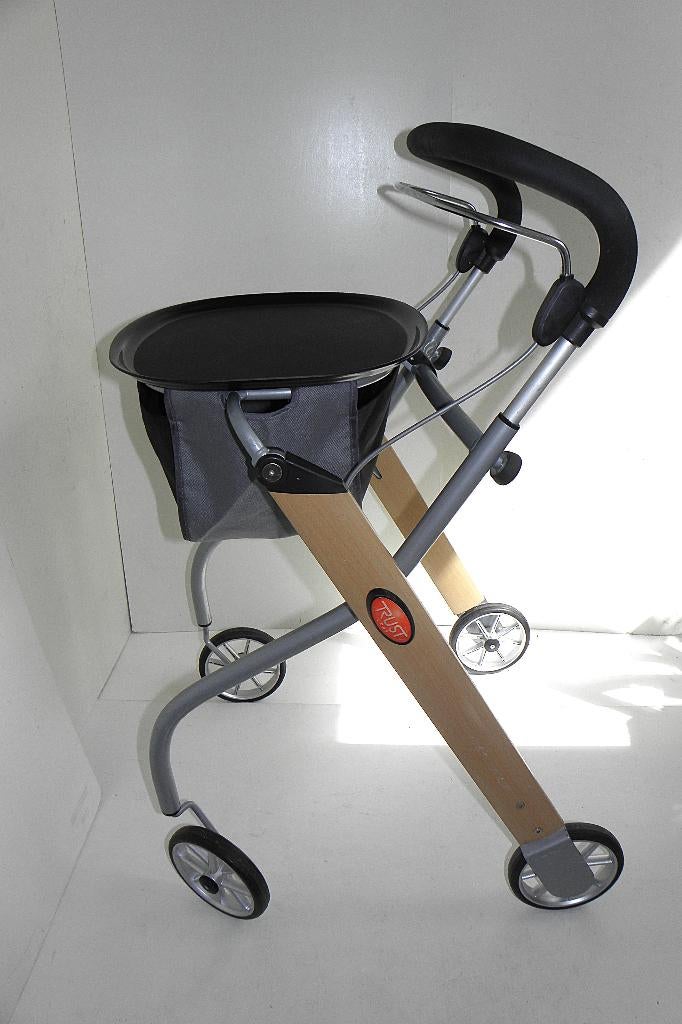 Trust indoor rollator met dienblad en mandje, Ophalen of Verzenden, Lichtgewicht, Zo goed als nieuw
