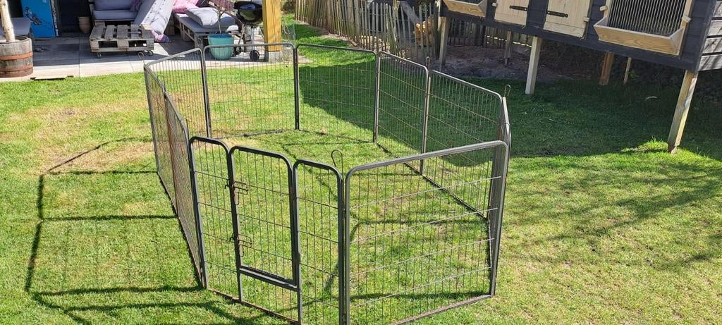 Grote en stevige konijnen of kippenren., Ophalen, 110 cm of meer, 100 cm of meer