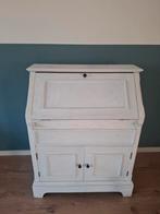 Vintage secretaire - Wit geverfd bureau, Ophalen, Gebruikt, Vintage, Landelijk, Brocante