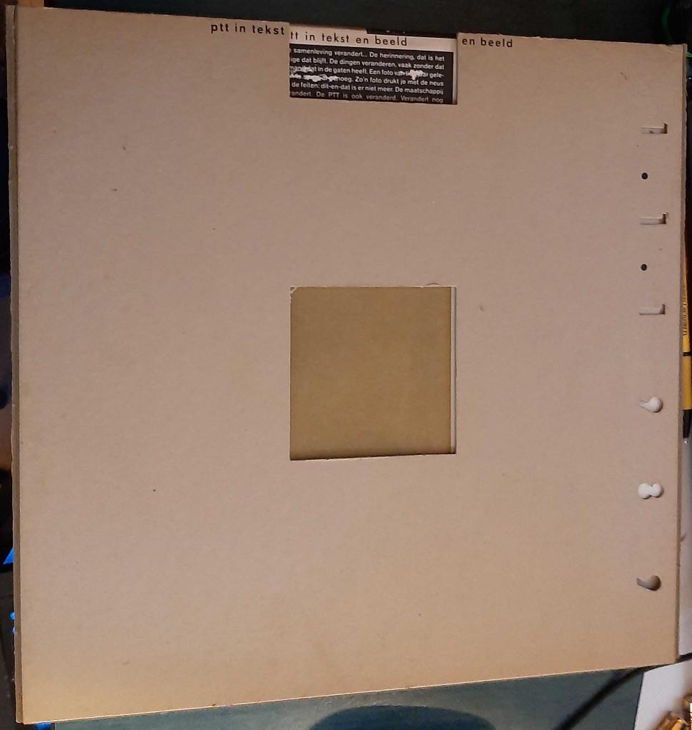 De maatschappij verandert PTT verandert mee, Ophalen of Verzenden, 20e eeuw of later, Zo goed als nieuw