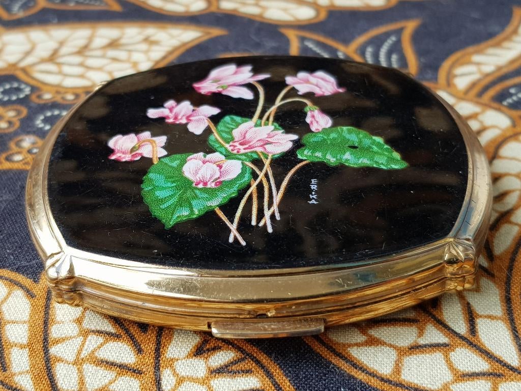 Vintage compact of poederdoos uit Engeland van Stratton., Ophalen of Verzenden