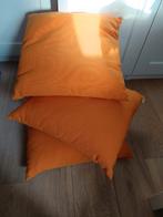 Oranje tuinkussens voor buiten - Set van 3, Tuin en Terras, Ophalen, Gebruikt, Overige materialen